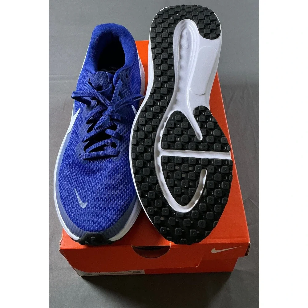 Nike Revolution 6 Next Nature Men Deep Royal Blue White Running Shoes Size 8.5